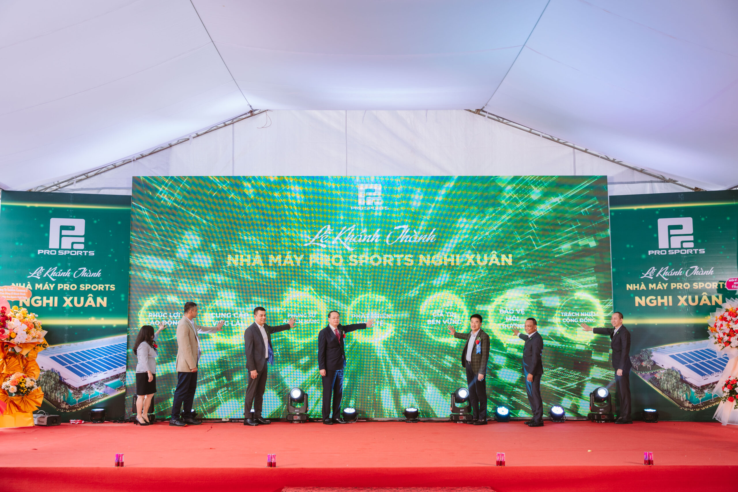 Grand Opening of Pro Sports Nghi Xuan Factory - The first Green Factory with the largest scale in Pro Sports' factory system